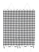 GloboStar® 90143 Digital Pixel Addressable Facade Soft Net Panel - Ψηφιακό Εύκαμπτο Δίχτυ Πάνελ Πρόσοψης Κτιρίων LED SMD 3535 300W/m2 400LED/m2 400PIXEL/m2 SPI/TTL Protocol IC UCS512B 18000lm/m2 120° DC 12V IP67 RGB - Μαύρο Σώμα - Μ100 x Π100 x Υ1.7cm