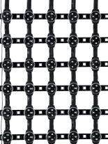 GloboStar® 90143 Digital Pixel Addressable Facade Soft Net Panel - Ψηφιακό Εύκαμπτο Δίχτυ Πάνελ Πρόσοψης Κτιρίων LED SMD 3535 300W/m2 400LED/m2 400PIXEL/m2 SPI/TTL Protocol IC UCS512B 18000lm/m2 120° DC 12V IP67 RGB - Μαύρο Σώμα - Μ100 x Π100 x Υ1.7cm