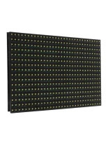 GLOBOSTAR® MODULCO 90382 Module Πλακίδιο Κυλιόμενης Ψηφιακής Επιγραφής/Οθόνης 32x16cm P10 LED 40W Nits ≥5500cd/㎡ DC 5V Αδιάβροχο IP65 Ψυχρό Λευκό 6000K - Μ32 x Π16 x Υ1.5cm - 2 Χρόνια Εγγύηση