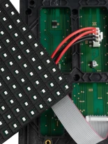 GLOBOSTAR® MODULCO 90384 Module Πλακίδιο Κυλιόμενης Ψηφιακής Επιγραφής/Οθόνης 32x16cm P10 LED 40W Nits ≥5500cd/㎡ DC 5V Αδιάβροχο IP65 Πορτοκαλί - Μ32 x Π1.5 x Υ16cm - 2 Χρόνια Εγγύηση