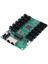 GloboStar® CARDULCO ZH-T12 90387 Professional LED Receiving Card 12 x HUB75 - Κάρτα Καναλιών για Ψηφιακές Οθόνες LED Video Wall - Loading Area W128 x H768 - Gray Level 65536 - Gigabit Network Linkable - DC 3.5~6V - IP20 Μ14.8 x Π9.6 x Υ1.7cm