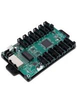GloboStar® CARDULCO ZH-T12 90387 Professional LED Receiving Card 12 x HUB75 - Κάρτα Καναλιών για Ψηφιακές Οθόνες LED Video Wall - Loading Area W128 x H768 - Gray Level 65536 - Gigabit Network Linkable - DC 3.5~6V - IP20 Μ14.8 x Π9.6 x Υ1.7cm