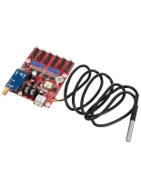 GloboStar® 90389 Ασύρματος Controller WiFi TF-M6UW-6 με Είσοδο USB και Αισθητήρα Θερμοκρασίας με 6 Εξόδους HUB για Μονόχρωμη Κυλιόμενη Πινακίδα LED