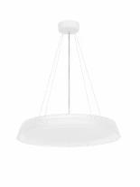 kelvo® LUMORA KLV-101-0585 Κρεμαστό Φωτιστικό Οροφής LED 36W 3600lm 120° AC 220-240V IP20 Ρυθμιζόμενο Λευκό CCT με Διακόπτη στο Driver 2700K/4500K/6000K Triac Dimmable - Lumileds SMD Chip & ENEC/TÜV Driver - Διάφανο - Μ53 x Π53 x Υ7cm - 5 Χρόνια Εγγύηση