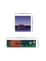 GLOBOSTAR® MATRIX GLB-106-0017 Κυλιόμενη Ψηφιακή Επιγραφή 80x80cm P24.6 64x64 Pixel LED 120W AC 220-240V IP20 Πολύχρωμο RGB - Bluetooth Control μέσω iPIXEL APP - Μ80 x Π2.6 x Υ80cm - 2 Χρόνια Εγγύηση