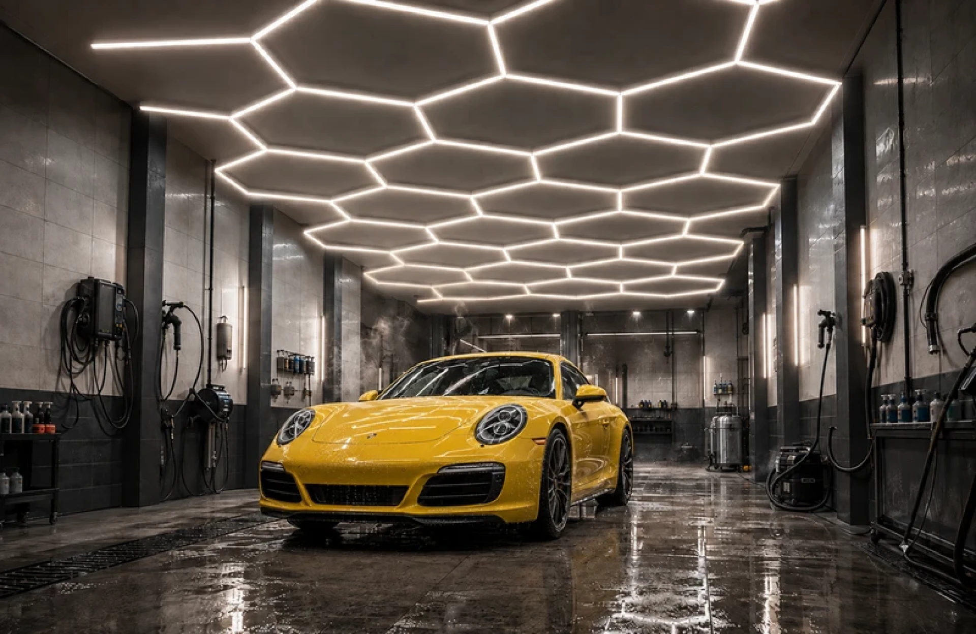 Φωτισμός Detailing Garage