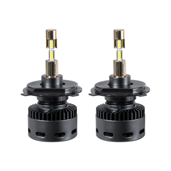 GloboStar® 81504 H4 X10 360° Line KIT Βασικού Φωτισμού Αυτοκινήτου & Φορτηγού 3nd Generation Can-Bus Series LED CREE CXB 55W/110W 11000lm/22000lm DC 12V Αδιάβροχο IP56 Ψυχρό Λευκό 6000K