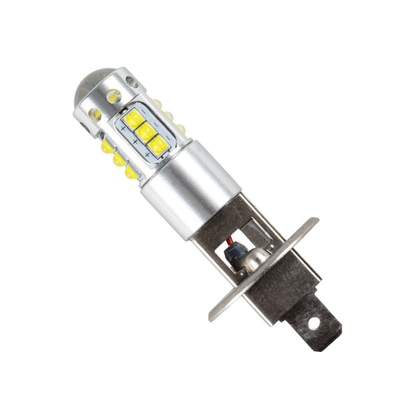 GLOBOSTAR® H1 81433 Λάμπα H1 CANbus LED 3.5W 760lm 360° DC 12V IP20 Ψυχρό Λευκό 6000K - 16 x CREE XBD Chip - Μ2.4 x Π2.4 x Υ5.9cm - 1 Χρόνο Εγγύηση
