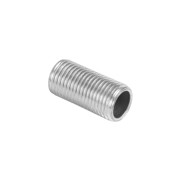 GLOBOSTAR® THREADEDTUBE 77557 Μεταλλικός DIY Σύνδεσμος / Μαστός με M10 Σπείρωμα για Φωτιστικά - Μ2 x Π1 x Υ1cm