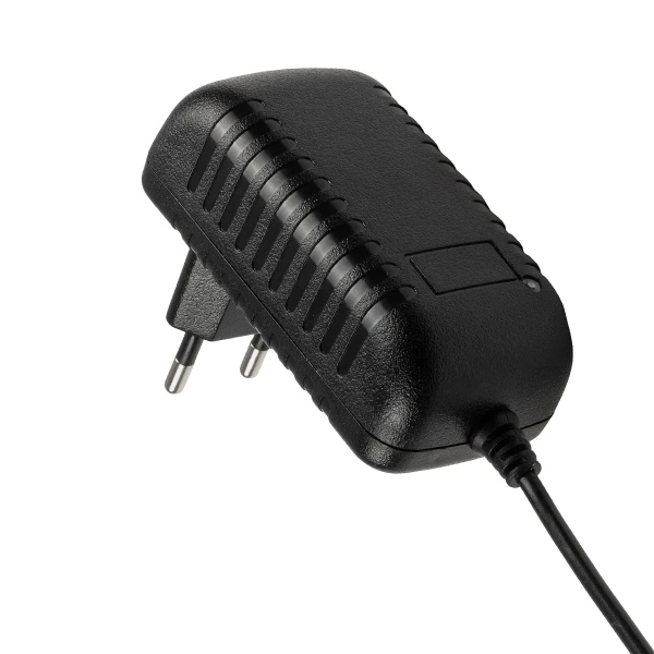 GLOBOSTAR® VOLTIX GLB-107-0006 Τροφοδοτικό/Μετασχηματιστής Class II SELV 24W 1A AC 220-240V σε DC 24V IP20 - Μαύρο Ματ - Μ8 x Π4.2 x Υ2.8cm - 3 Χρόνια Εγγύηση