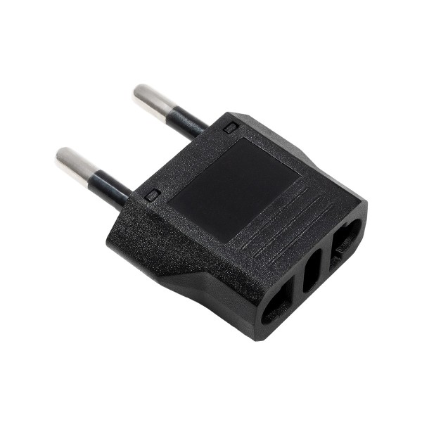 GLOBOSTAR® PLUGGO 78957 Αντάπτορας/Μετατροπέας από Αμερικάνικη Πρίζα σε Ευρωπαϊκή AC 220-240V IP20 - Μ3.5 x Π1.4 x Υ4.2cm