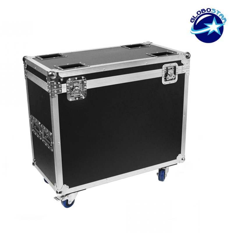 Επαγγελματικό Flight Case Κινούμενης Ρομποτικής Κεφαλής LED MATRIX INFINITY ROTATE WASH 10° 25x12W CREE LED 230V DMX512 RGBW GloboStar 51160