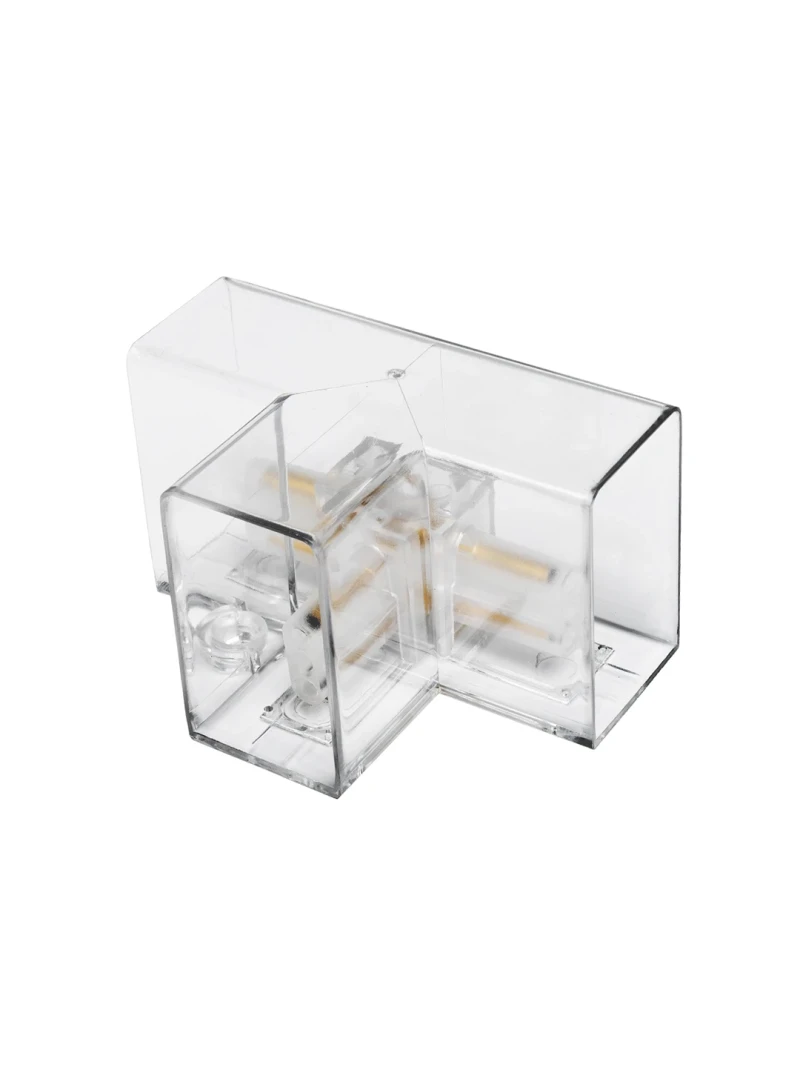GLOBOSTAR® HEXON GLB-101-0091 Σύνδεσμος T AC 220-240V IP20 - Διάφανο - Μ7 x Π4.5 x Υ4cm