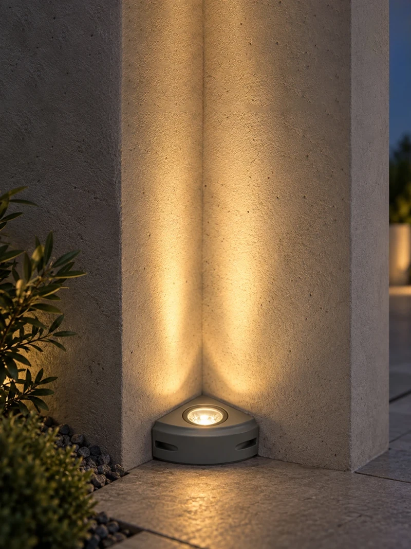 GLOBOSTAR® FLOODORA GLB-103-0029 Προβολέας Σποτ Wall Washer LED 3W 270lm 5° AC 220-240V Αδιάβροχο IP65 Θερμό Λευκό 2700K - Sanan SMD Chip - Γκρι Ανθρακί Ματ - Μ8 x Π5 x Υ8cm - 3 Χρόνια Εγγύηση