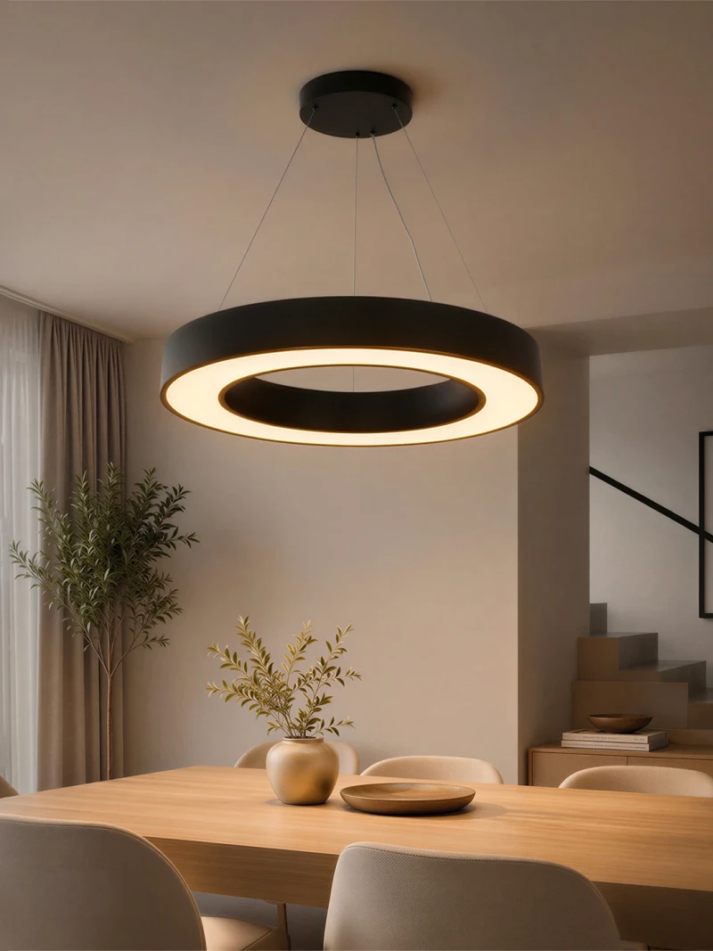 kelvo® RA KLV-101-0365 Κρεμαστό Φωτιστικό Οροφής LED 67W 6700lm 120° AC 220-240V IP20 Ρυθμιζόμενο Λευκό CCT με Χειριστήριο από 2700K έως 6000K Dimmable - Lumileds SMD Chip - Μαύρο Ματ - Μ60 x Π60 x Υ8cm - 3 Χρόνια Εγγύηση