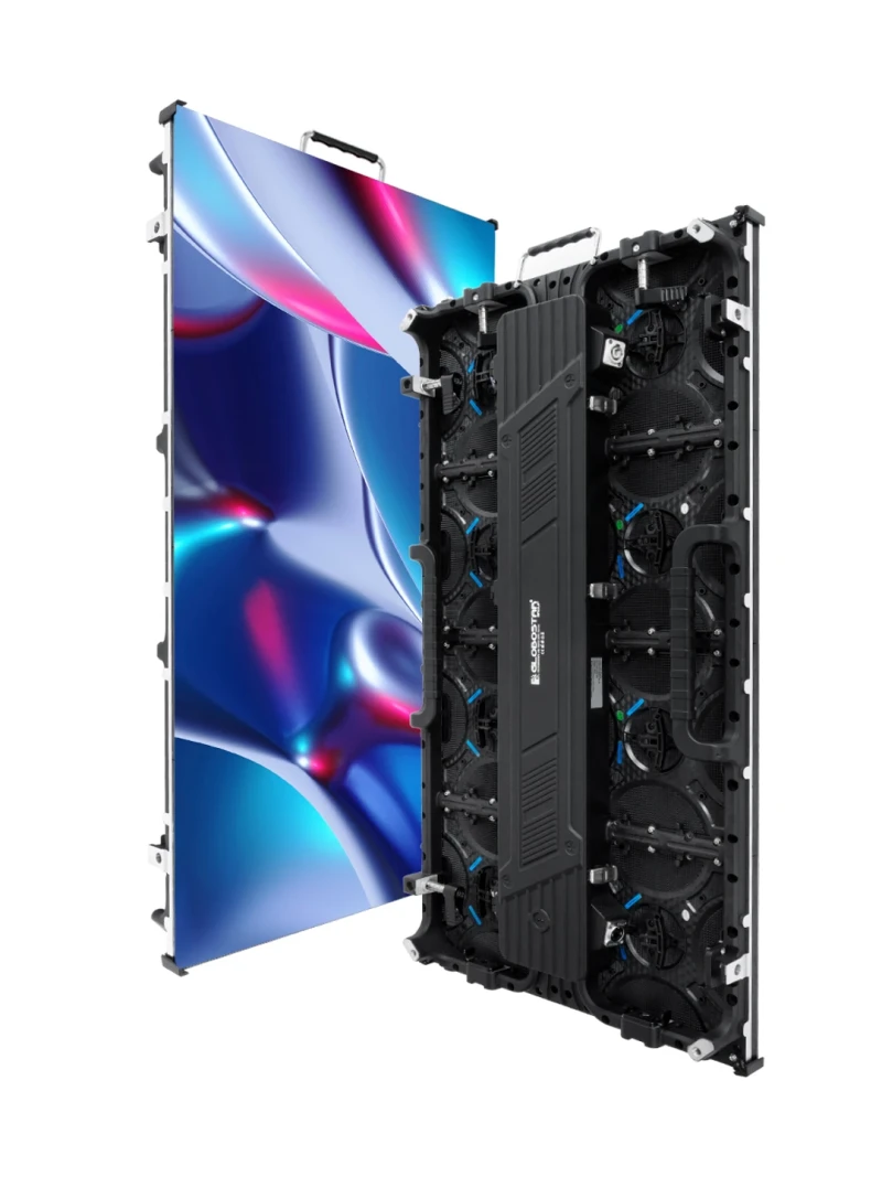 GLOBOSTAR® NEOWALL 41001 Οθόνη Video Wall P3.91 Καμπίνα 50x100cm LED 360W 3840Hz 32768 Dots ≥1900cd/㎡ Nits AC 220-240V Εσωτερικού Χώρου IP31 Full Color S1/16 14Bits - Κάρτα NovaStar MRV208-1 - Προστατευτικά Γωνιών - Kinglight SMD2121 & CZCL Driver - Μ50 x