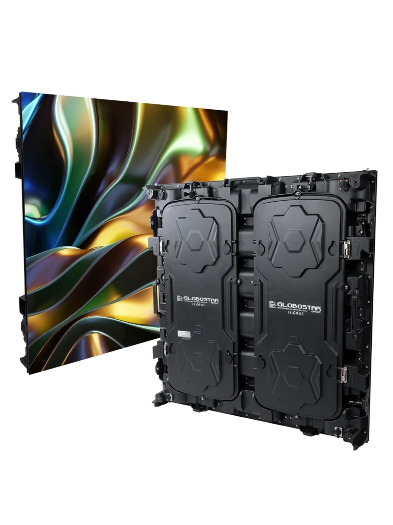 GLOBOSTAR® VIEWMAX 41007 Οθόνη Video Wall P5 Καμπίνα 96x96cm LED 280W 3840Hz 40000 Dots ≥5500cd/㎡ Nits AC 220-240V Εξωτερικού Χώρου IP65 Full Color S1/8 14Bits - Κάρτα NovaStar MRV412 - Kinglight SMD2727 & CZCL Driver - Μ96 x Π11.5 x Υ96cm - 2 Χρόνια Εγγύ