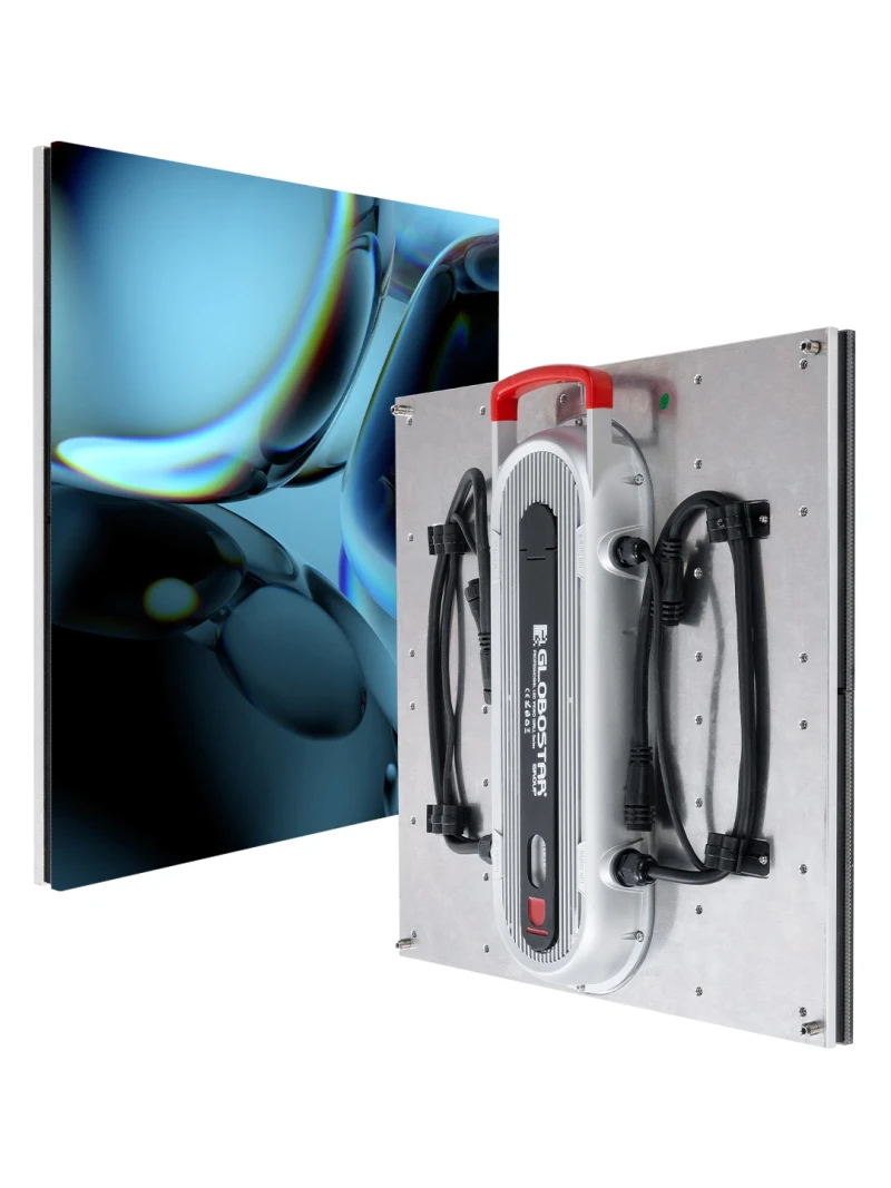 GLOBOSTAR® FLOORWALL 41010 Διαδραστική Οθόνη Πατώματος Video Wall P2.97 Καμπίνα 50x50cm LED 200W 3840Hz 28224 Dots ≥4500cd/㎡ Nits AC 220-240V Εξωτερικού Χώρου IP65 Full Color S1/42 14Bits - Κάρτα Colorlight DL-S65 - Kinglight SMD1415 & CZCL Driver - Μ50 x