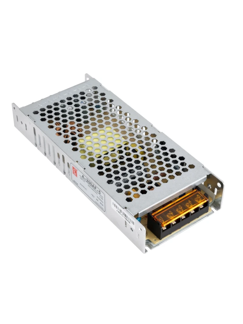 GLOBOSTAR® CZCL-A-200AF 41030 Τροφοδοτικό/Μετασχηματιστής PELV 200W 40A DC 5V IP20 για Οθόνες LED Video Wall - AC 220-240V σε DC 5V / Ρυθμιζόμενo από DC 4.5V έως DC 5.8V - Μ19 x Π8 x Υ3cm - 2 Χρόνια Εγγύηση