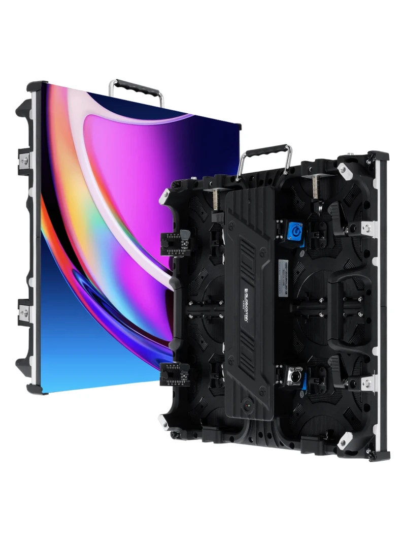 GLOBOSTAR® CRYSTALPIX 41039 Κυρτή Οθόνη Video Wall P1.95 GOB Καμπίνα 50x50cm LED 160W 3840Hz 65536 Dots ≥800cd/㎡ Nits AC 220-240V Εσωτερικού Χώρου IP31 Full Color S1/32 14Bits - Κάρτα NovaStar A8S-N+HUB - Curved -10/+15 Angle - Προστατευτικά Γωνιών - King