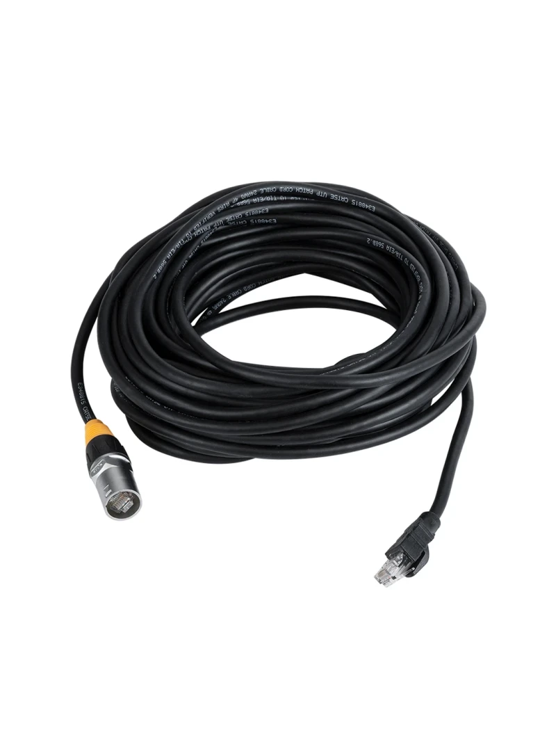 GLOBOSTAR® 41050 Κεντρικό Καλώδιο Σύνδεσης Σήματος CAT6 Ethercon για Οθόνες LED Video Wall Αδιάβροχο IP65 - Μ1500 x Π2.1 x Υ2.1cm