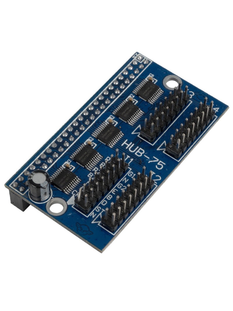 GLOBOSTAR® CARD-FK-HUB75RGB 90098 Κάρτα Hub από FK-7W8 για Πολύχρωμες RGB LED Κυλιόμενες Ψηφιακές Επιγραφές/Οθόνες DC 5V IP20 - 2048x128 Max Pixels - Μ6.5 x Π3.6 x Υ1.8cm - 2 Χρόνια Εγγύηση