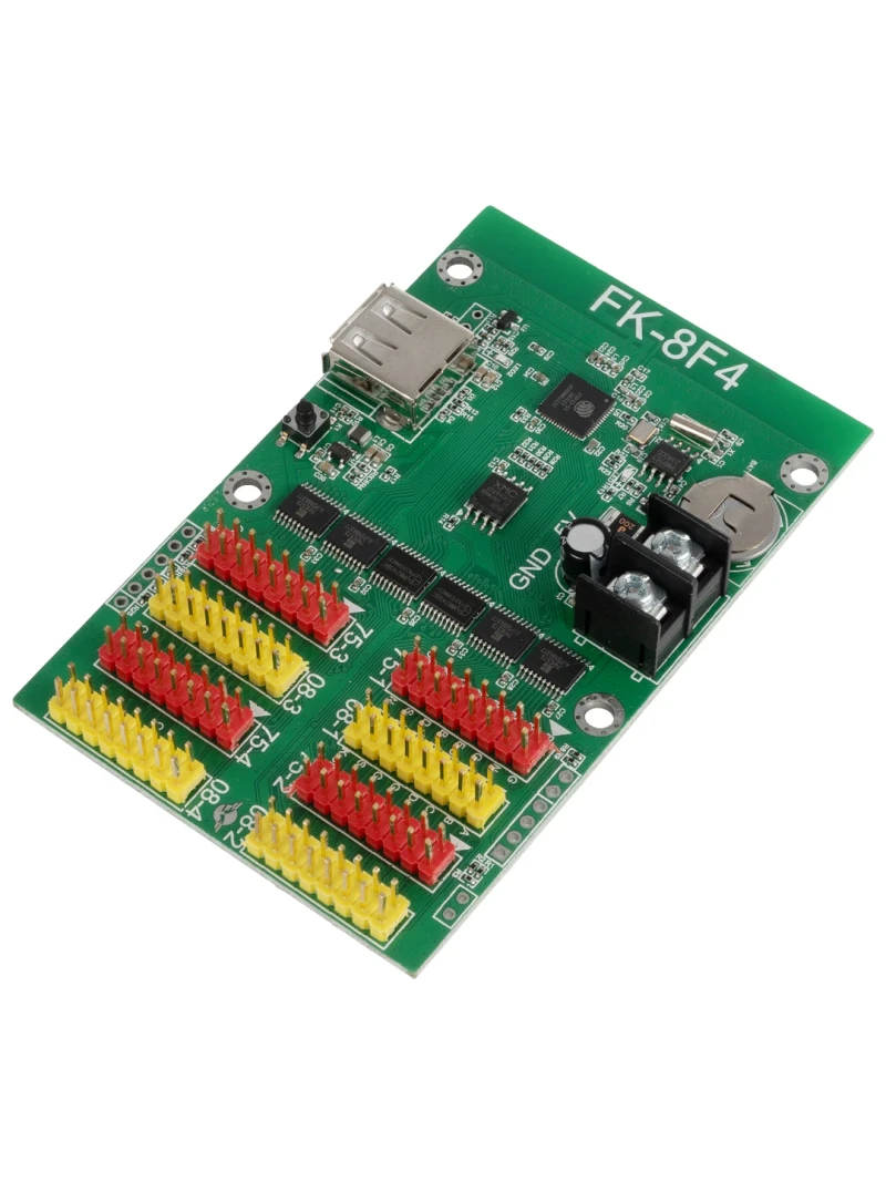 GLOBOSTAR® CARD-FK-8F4 90096 Κάρτα Εικόνας για Πολύχρωμες RGB LED Κυλιόμενες Ψηφιακές Επιγραφές/Οθόνες DC 5V IP20 - 4096x16/2048x32/1344x48/1024x64 Pixels - Μ9.5 x Π6.2 x Υ1.6cm - 2 Χρόνια Εγγύηση