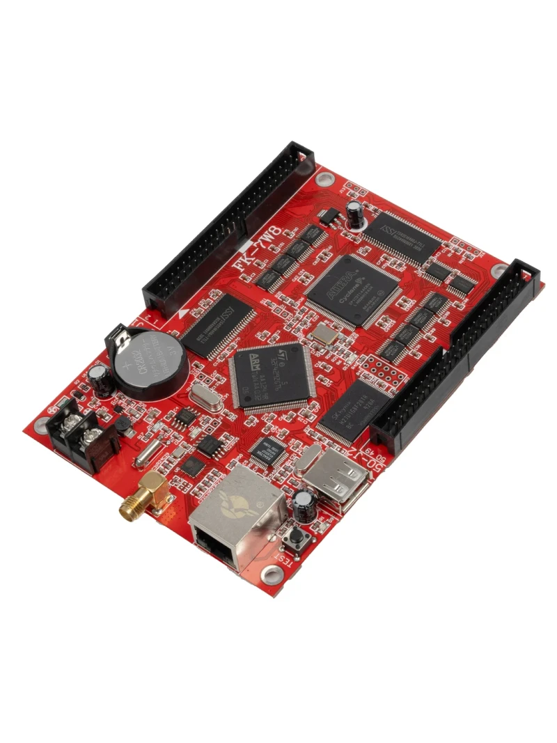 GLOBOSTAR® CARD-FK-7W8 90097 Κάρτα Εικόνας για Μονόχρωμες & Πολύχρωμες RGB LED Κυλιόμενες Ψηφιακές Επιγραφές/Οθόνες DC 5V IP20 - Μονόχρωμες 6528x160 & Πολύχρωμες RGB 2048x128 Max Pixels - Μ13.5 x Π9.1 x Υ1.7cm - 2 Χρόνια Εγγύηση