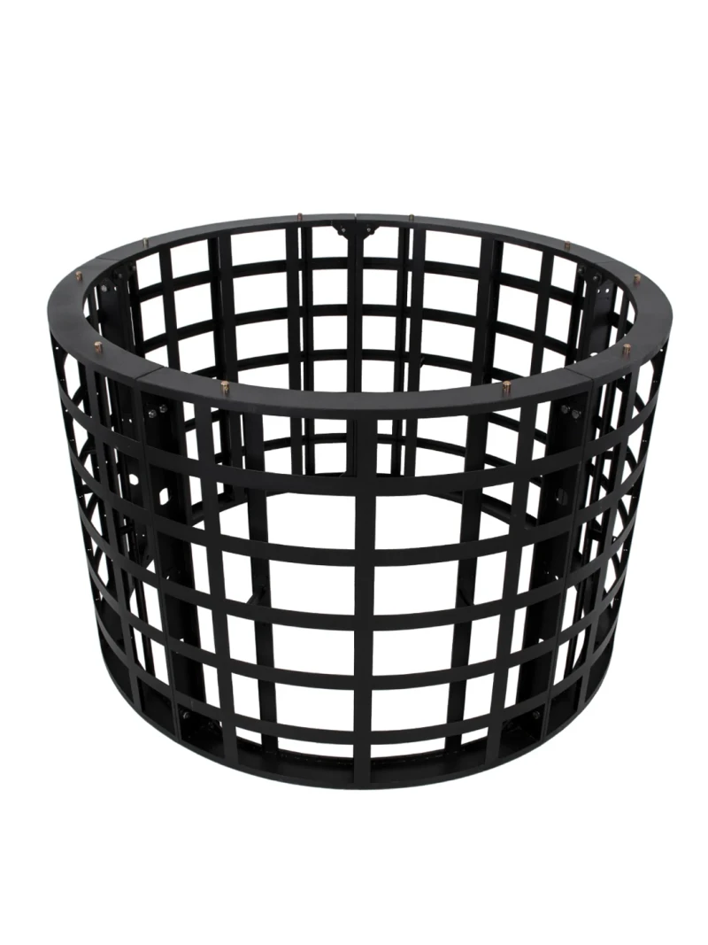GloboStar® BASULCO 90248 Μεταλλικό Cabinet με Διάμετρο D150cm για Δημιουργία Στρόγγυλου LED Video Wall Curved με τα Εύκαμπτα Πλακίδια Ψηφιακής Οθόνης 32x16cm SKU:90232 IP20 - Φ150 x Υ96cm