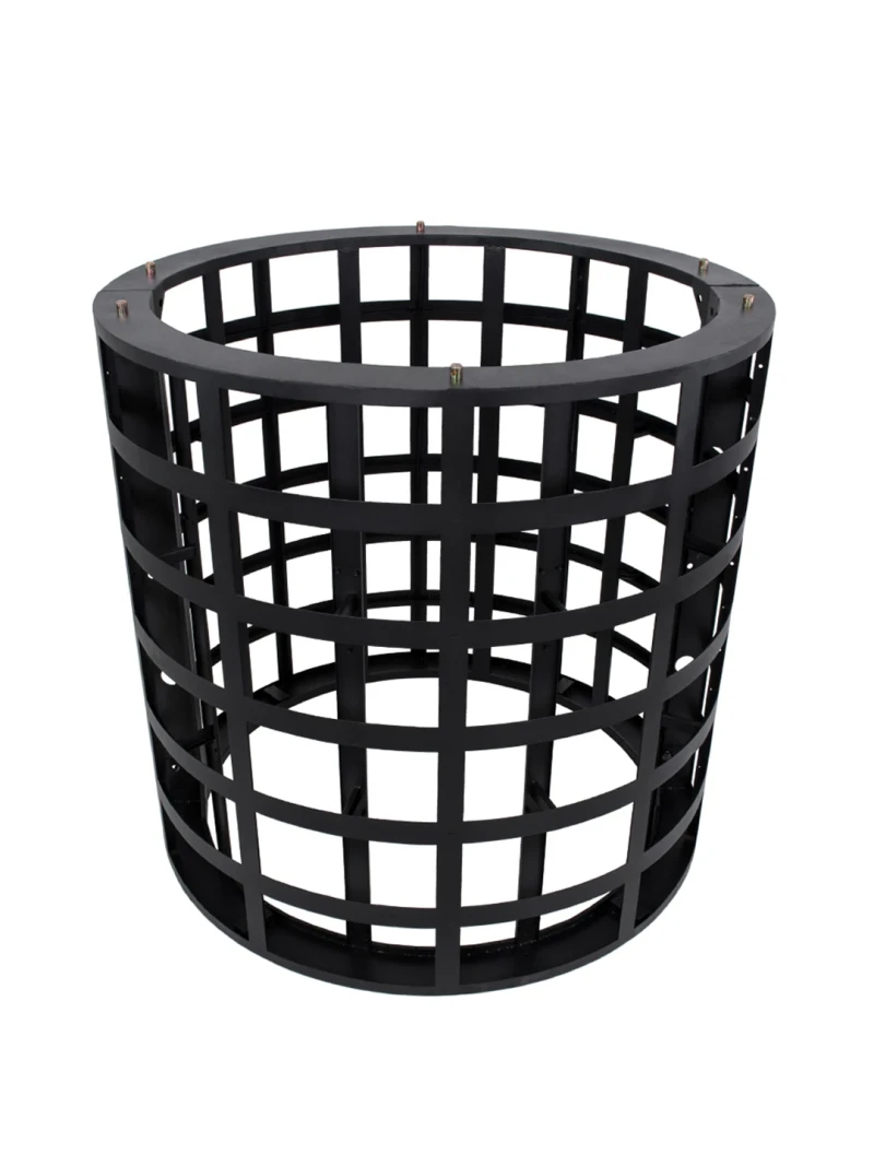 GloboStar® BASULCO 90249 Μεταλλικό Cabinet με Διάμετρο D100cm για Δημιουργία Στρόγγυλου LED Video Wall Curved με τα Εύκαμπτα Πλακίδια Ψηφιακής Οθόνης 32x16cm SKU:90232 IP20 - Φ100 x Υ96cm