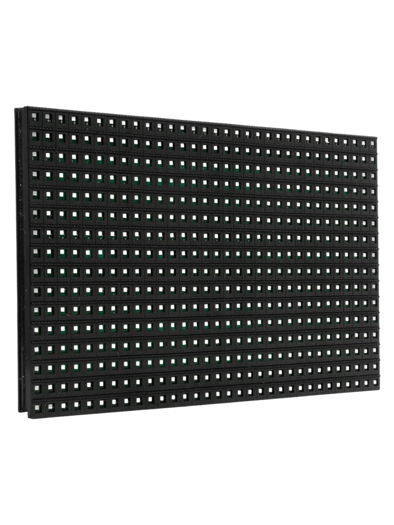 GLOBOSTAR® MODULCO 90381 Module Πλακίδιο Κυλιόμενης Ψηφιακής Επιγραφής/Οθόνης 32x16cm P10 LED 40W Nits ≥5500cd/㎡ DC 5V Αδιάβροχο IP65 Πράσινο - Μ32 x Π1.5 x Υ16cm - 2 Χρόνια Εγγύηση